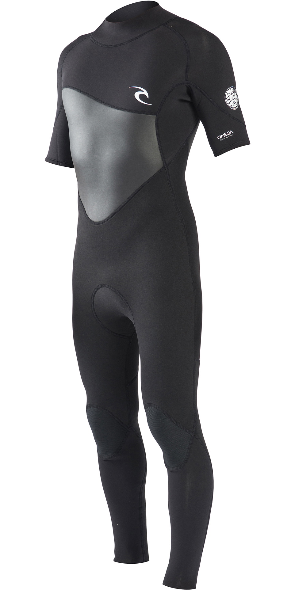 2019 Rip Curl Mens Omega 3/2mm Short Sleeve Wetsuit Black WSM8NM
